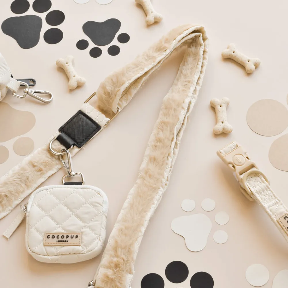 Cocopup Bag Straps-Bag Strap - Cream Quilted