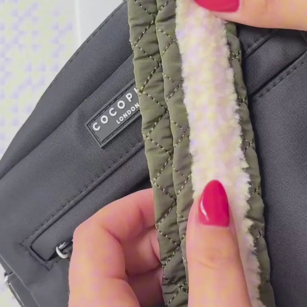 Cocopup Bag Straps-Bag Strap - Khaki Quilted