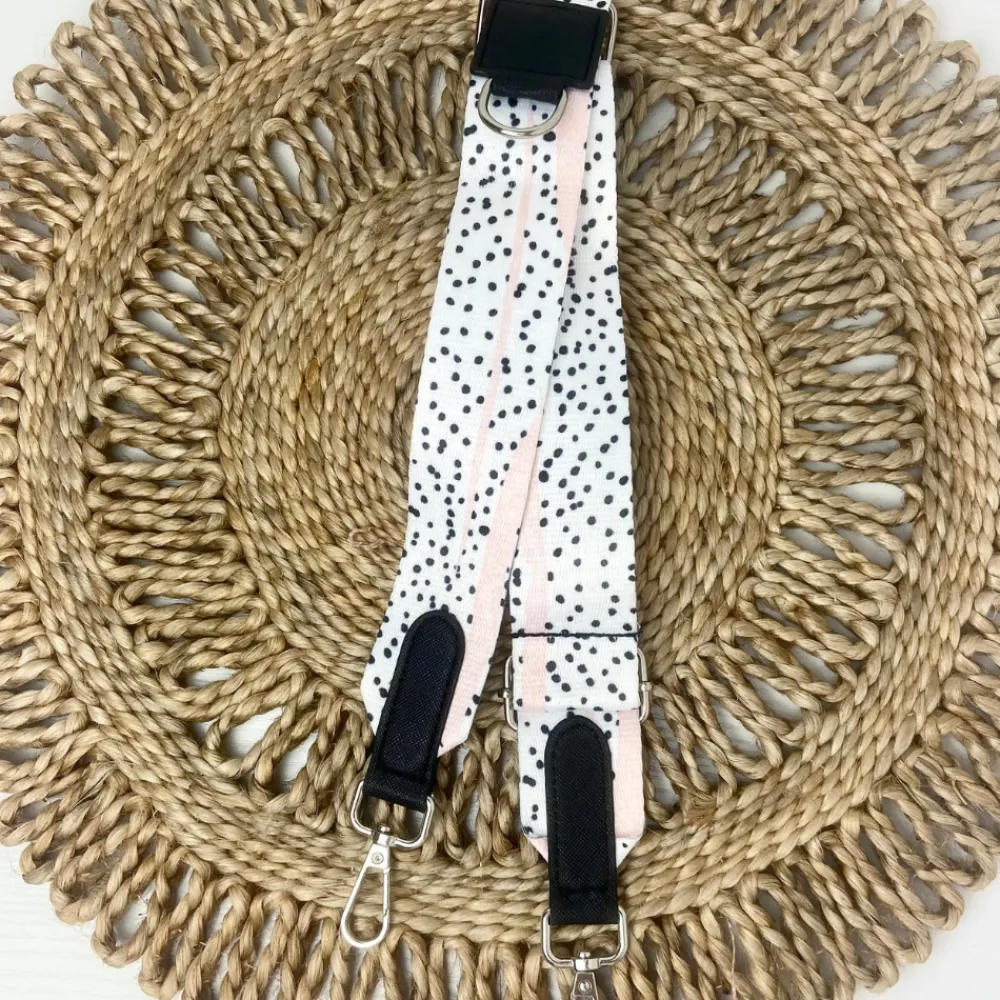 Cocopup Bag Straps-Bag Strap - Pink Dalmatian