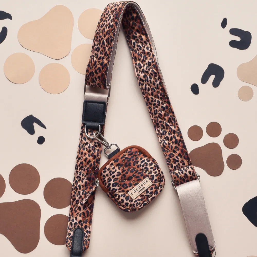 Cocopup Bag Straps-Bag Strap - Quilted Leopard Pup