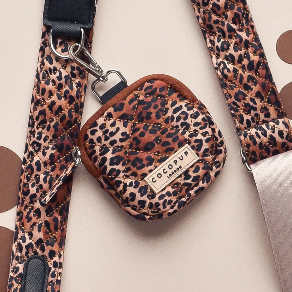 Cocopup Bag Straps-Bag Strap - Quilted Leopard Pup