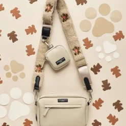 Cocopup Bag Straps-Bag Strap - Theo Embroidered Teddy