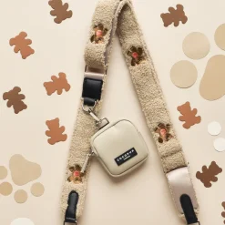 Cocopup Bag Straps-Bag Strap - Theo Embroidered Teddy