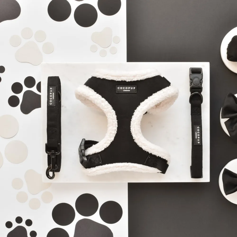 Cocopup Adjustable Neck Harnesses-Black Aviator Adjustable Neck HARNESS