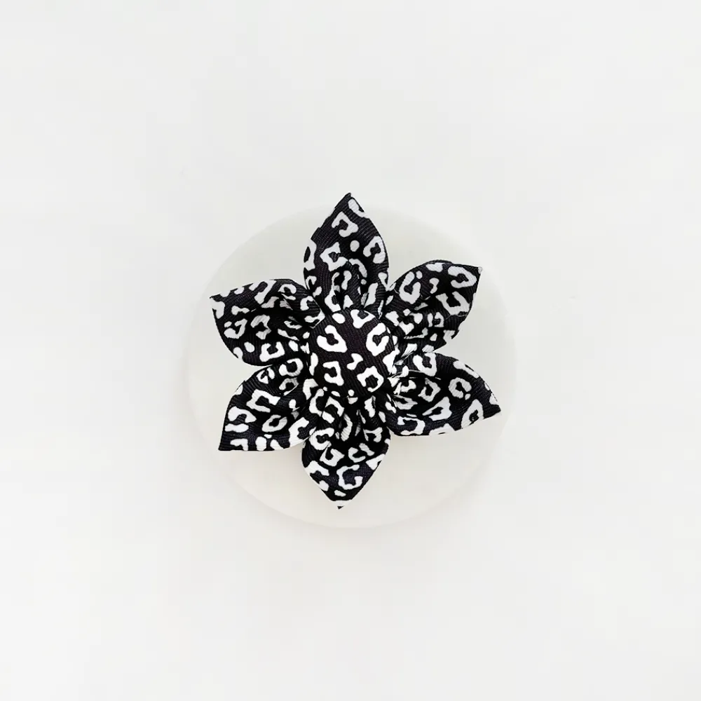 Cocopup Collar Flowers-Black Leopard Collar Flower