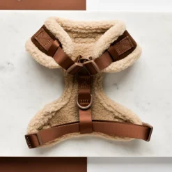 Cocopup Adjustable Neck Harnesses-Brown Aviator Adjustable Neck HARNESS