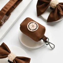 Cocopup Poop Bag Holders | Poop Bag Holders-Brown Aviator Poop Bag Holder