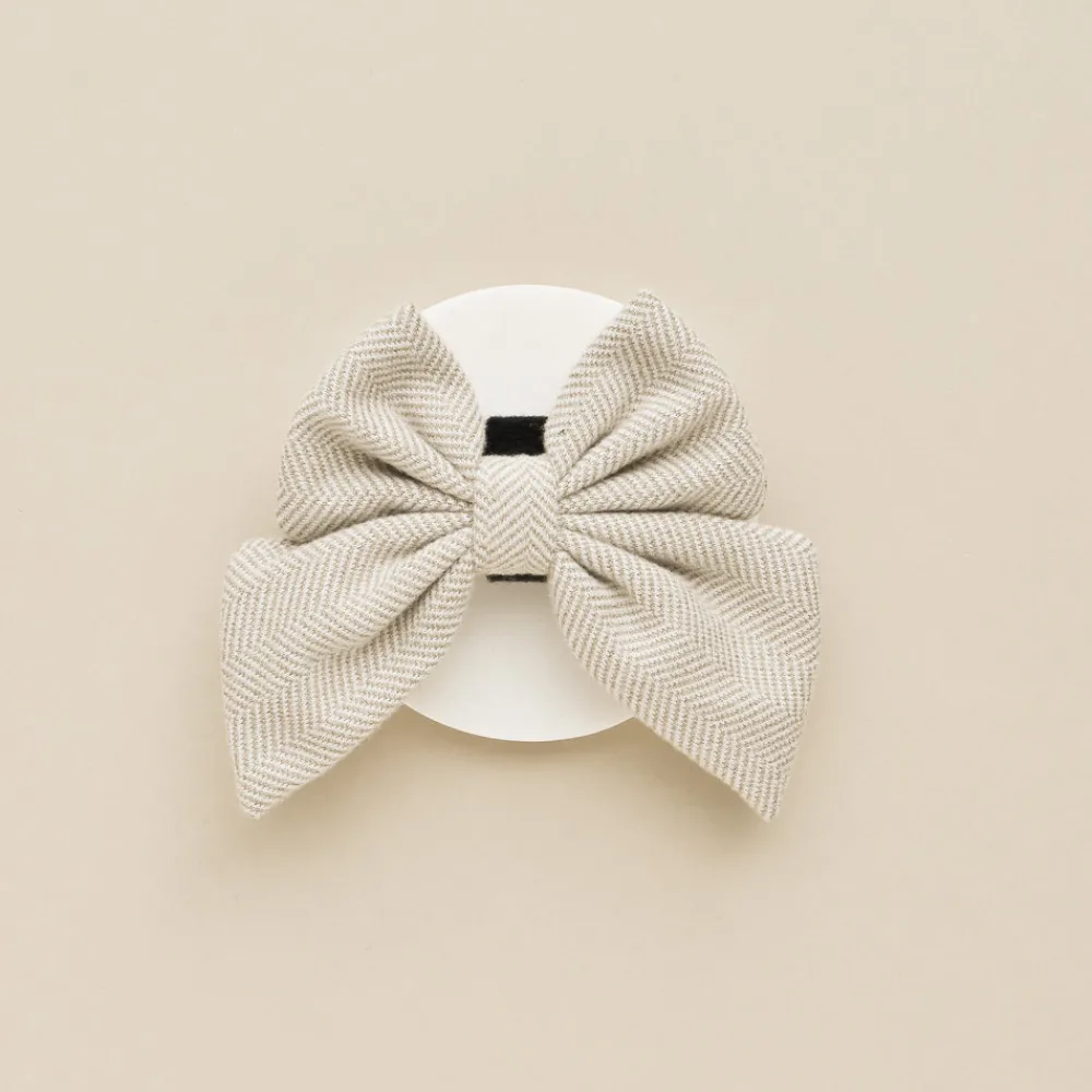 Cocopup Sailor Bow Ties-Brown Tweed Sailor Bow Tie