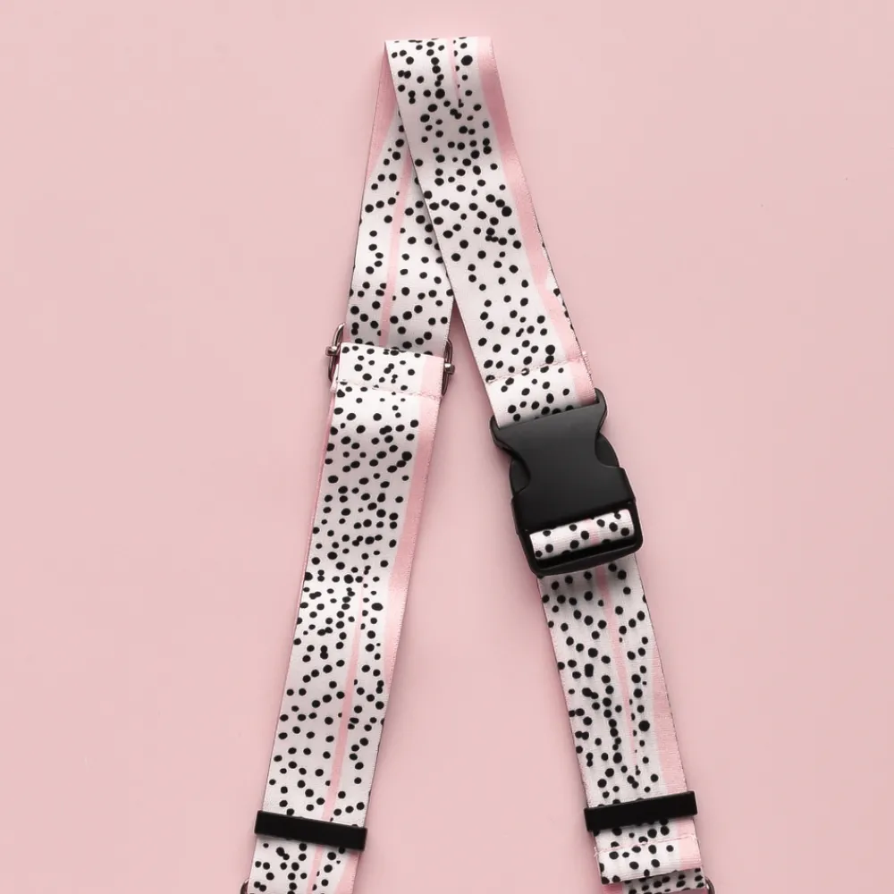 Cocopup Bum Bag Straps-Bum Bag Strap - Pink Dalmatian