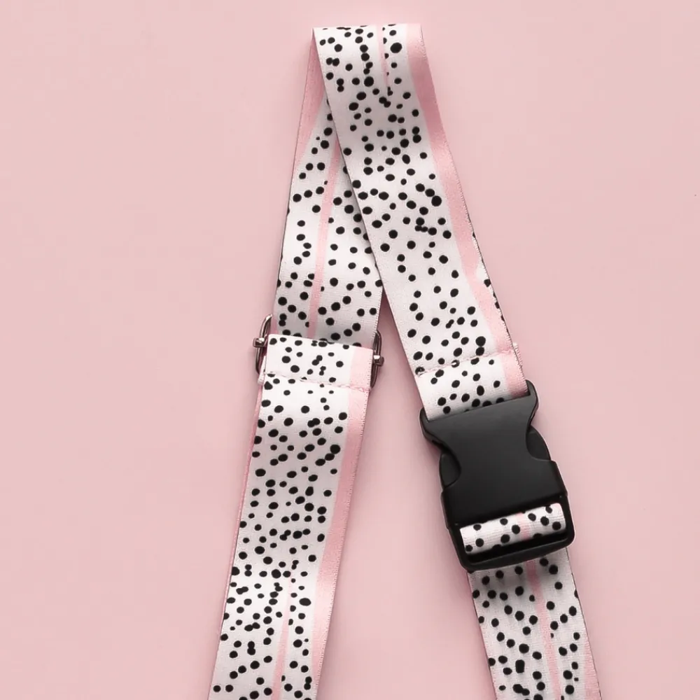 Cocopup Bum Bag Straps-Bum Bag Strap - Pink Dalmatian