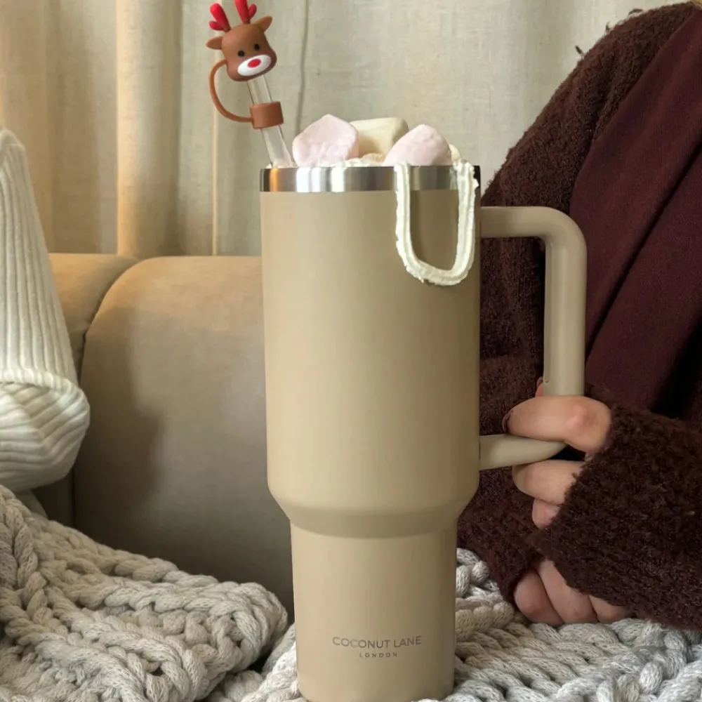 Cocopup Tumblers-Caramel Latte Stainless Steel Tumbler - By Coconut Lane