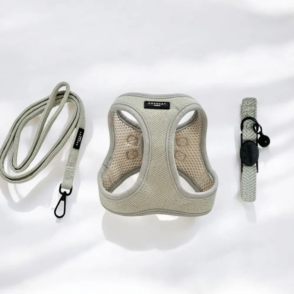 Cocopup Cat Bundles | Cat Harness Bundles-Cat Harness, Lead and Collar Bundle - Sage Tweed