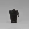 Cocopup Collapsible Water Bottles & Cups | Collapsible Coffee Cups-Collapsible Coffee Cup - Black
