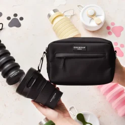 Cocopup Collapsible Water Bottles & Cups | Collapsible Coffee Cups-Collapsible Coffee Cup - Black