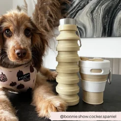 Cocopup Collapsible Water Bottles & Cups | Rucksack Accessories-Collapsible Coffee Cup - Nude