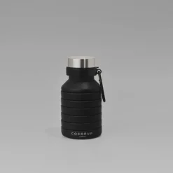 Cocopup Collapsible Water Bottles & Cups | Collapsible Water Bottles-Collapsible Water Bottle - Black