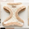 Cocopup Adjustable Neck Harnesses-Cream Quilted Adjustable Neck HARNESS
