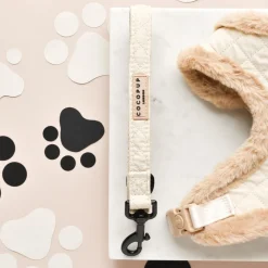 Cocopup Leads-Cream Quilted Lead