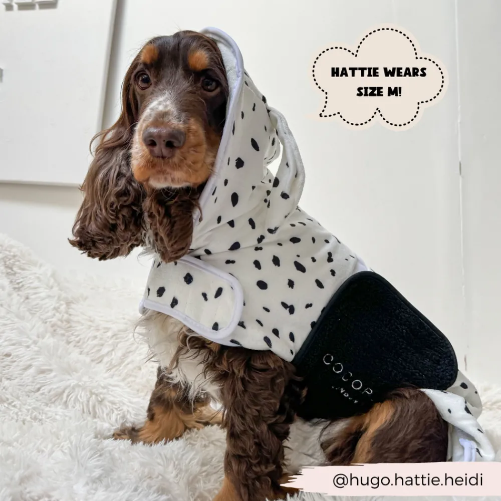 Cocopup Drying Robes ð§-Dalmatian Drying Robe