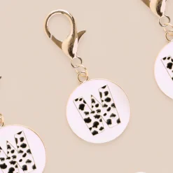 Cocopup Collar Charms-Dog Collar Initial Charm - W