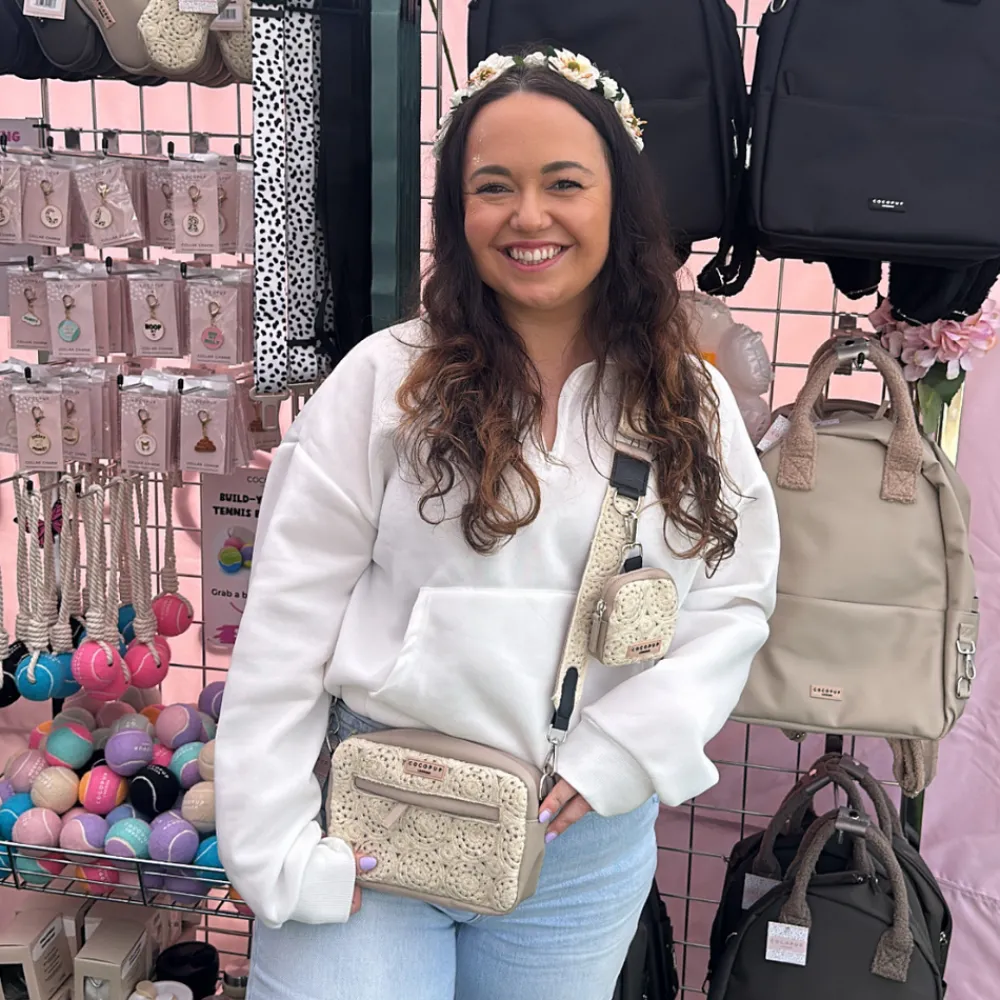 Cocopup Dog Walking Bags | Rucksack Accessories-Dog Walking Bag - Festival Crochet
