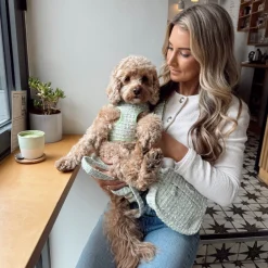 Cocopup Dog Walking Bags-Dog Walking Bag - Matcha Textured Tweed