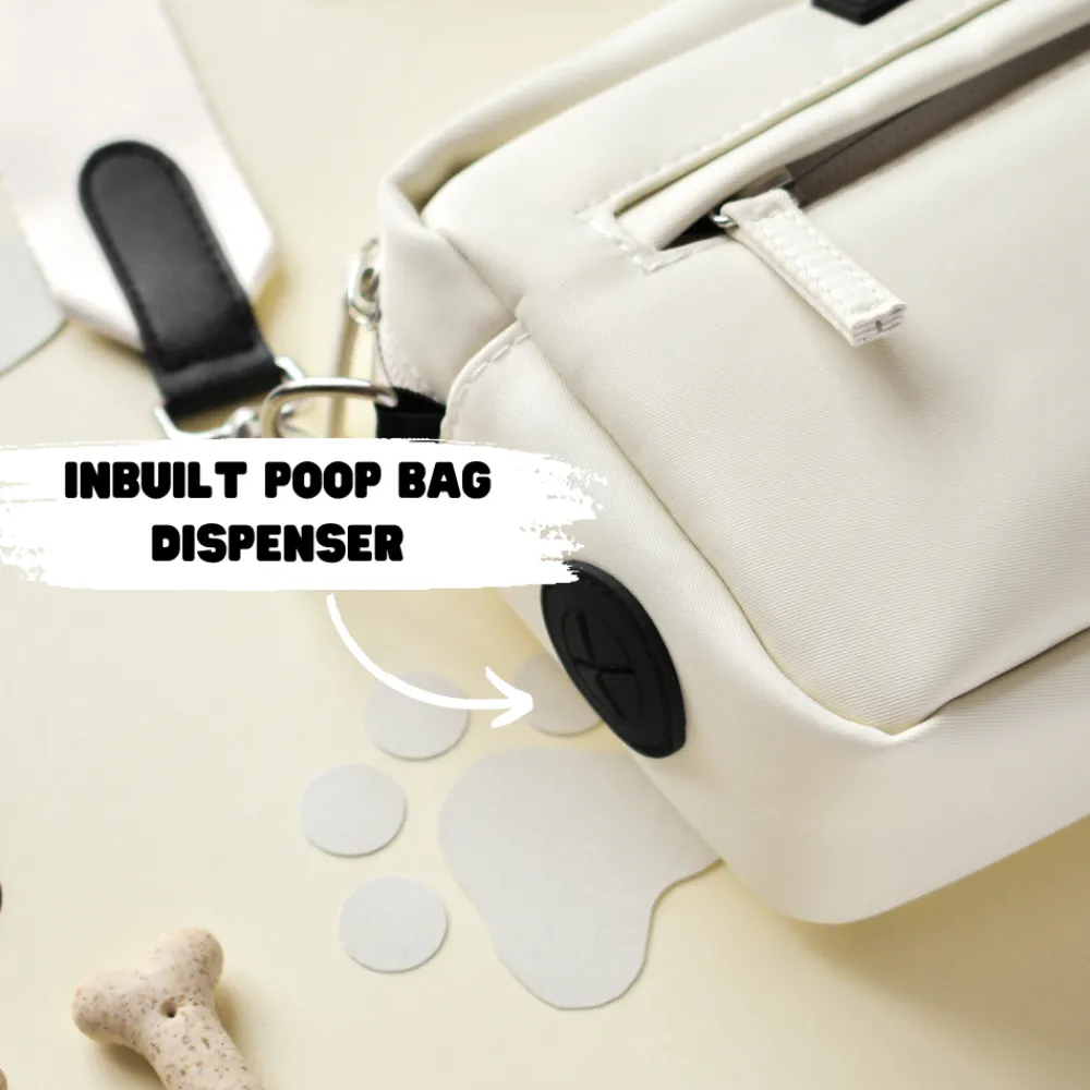 Cocopup Dog Walking Bags-Dog Walking Bag - Oyster White