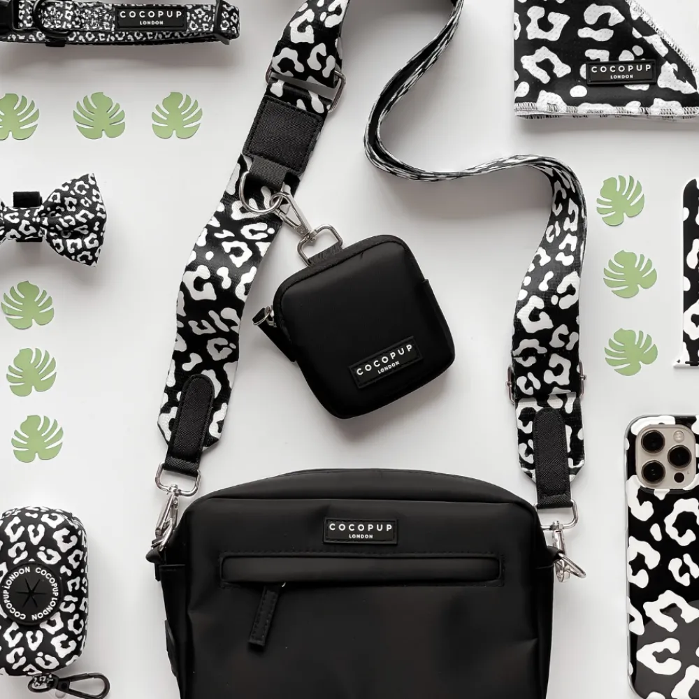 Cocopup Classic Bag Bundles-Dog Walking Black Bag Bundle - Black Leopard