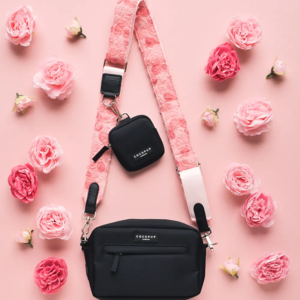 Cocopup Classic Bag Bundles-Dog Walking Black Bag Bundle - Peony Pup