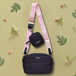 Cocopup Classic Bag Bundles-Dog Walking Black Bag Bundle - Quilted Ditsy Floral Pink