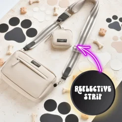 Cocopup Classic Bag Bundles-Dog Walking Caramel Latte Bag Bundle - Reflective Nude