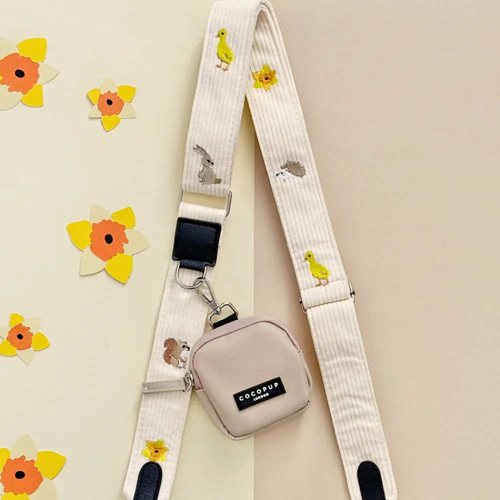Cocopup Classic Bag Bundles-Dog Walking Caramel Latte Bag Bundle - Embroidered Woodland Walkies