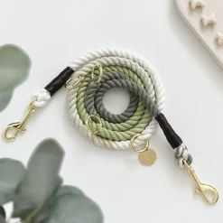 Cocopup Rope Leads-Double Ended Rope Lead - Pistachio Green