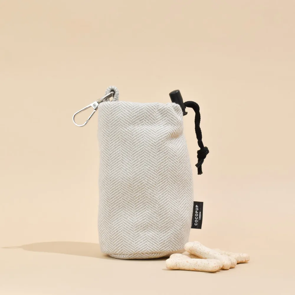 Cocopup Drawstring Treat Pouches | Rucksack Accessories-Drawstring Treat Pouch - Brown Tweed