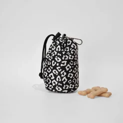Cocopup Drawstring Treat Pouches | Rucksack Accessories-Drawstring Treat Pouch - Black Leopard