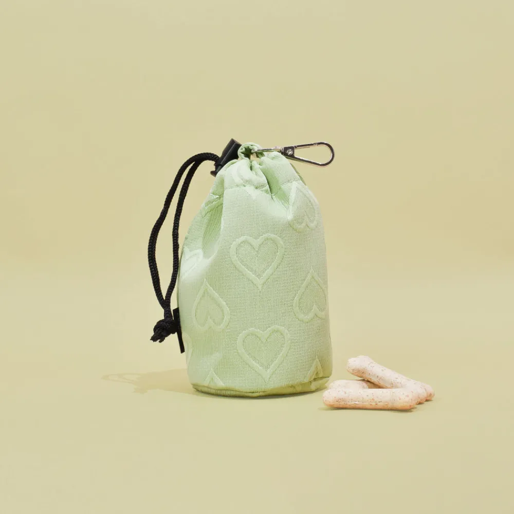 Cocopup Drawstring Treat Pouches | Rucksack Accessories-Drawstring Treat Pouch - Sage Heart