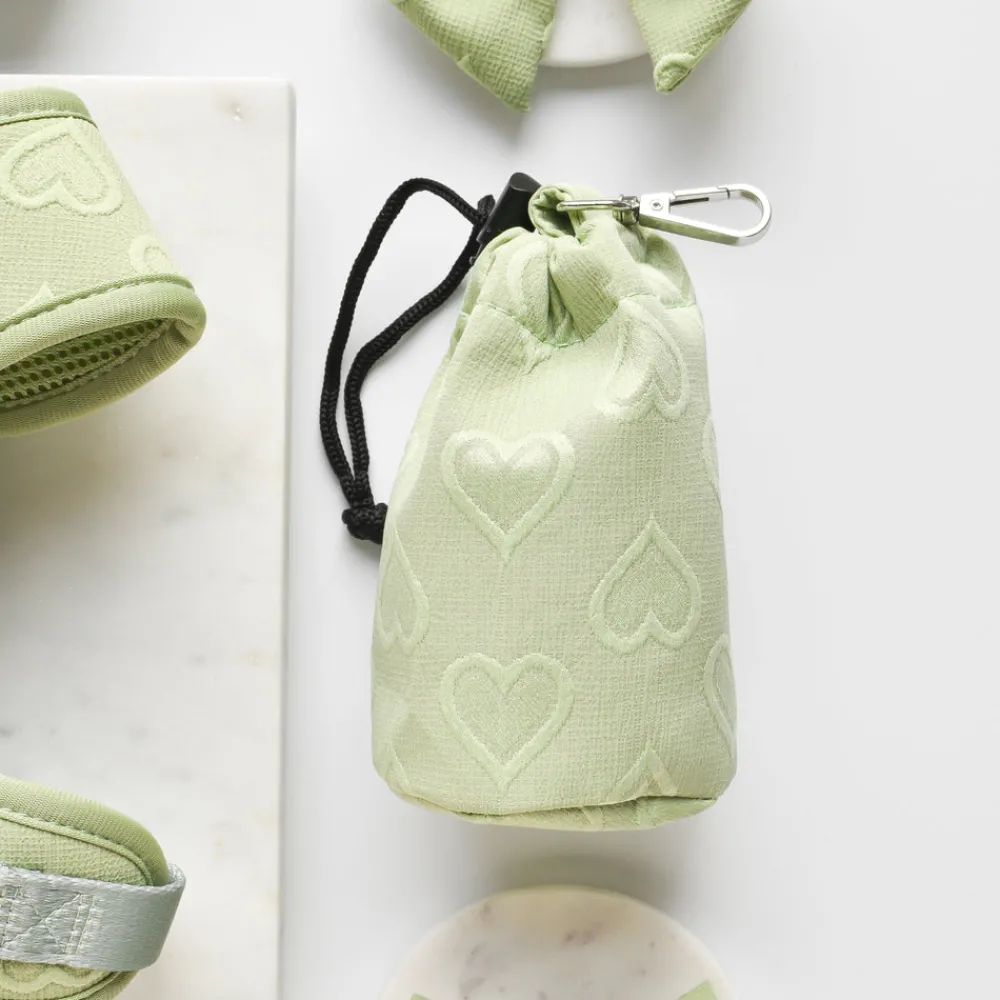 Cocopup Drawstring Treat Pouches | Rucksack Accessories-Drawstring Treat Pouch - Sage Heart