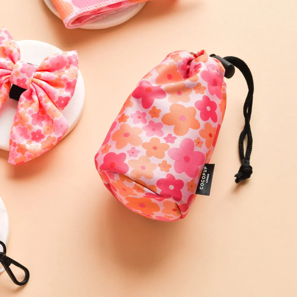 Cocopup Drawstring Treat Pouches | Rucksack Accessories-Drawstring Treat Pouch - Summer Bloom