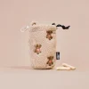 Cocopup Drawstring Treat Pouches | Rucksack Accessories-Drawstring Treat Pouch - Theo Embroidered Teddy