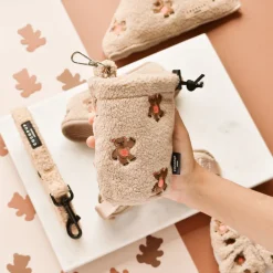 Cocopup Drawstring Treat Pouches | Rucksack Accessories-Drawstring Treat Pouch - Theo Embroidered Teddy