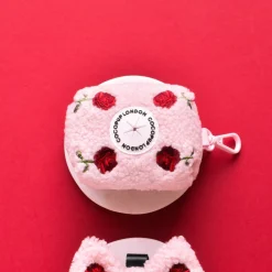 Cocopup Poop Bag Holders | Poop Bag Holders-Embroidered Roses Teddy Poop Bag Holder