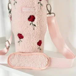 Cocopup Tumbler Carry Cases-Embroidered Roses Tumbler Carry Case by Coconut Lane