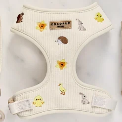 Cocopup Adjustable Neck Harnesses-Embroidered Woodland Walkies Adjustable Neck HARNESS