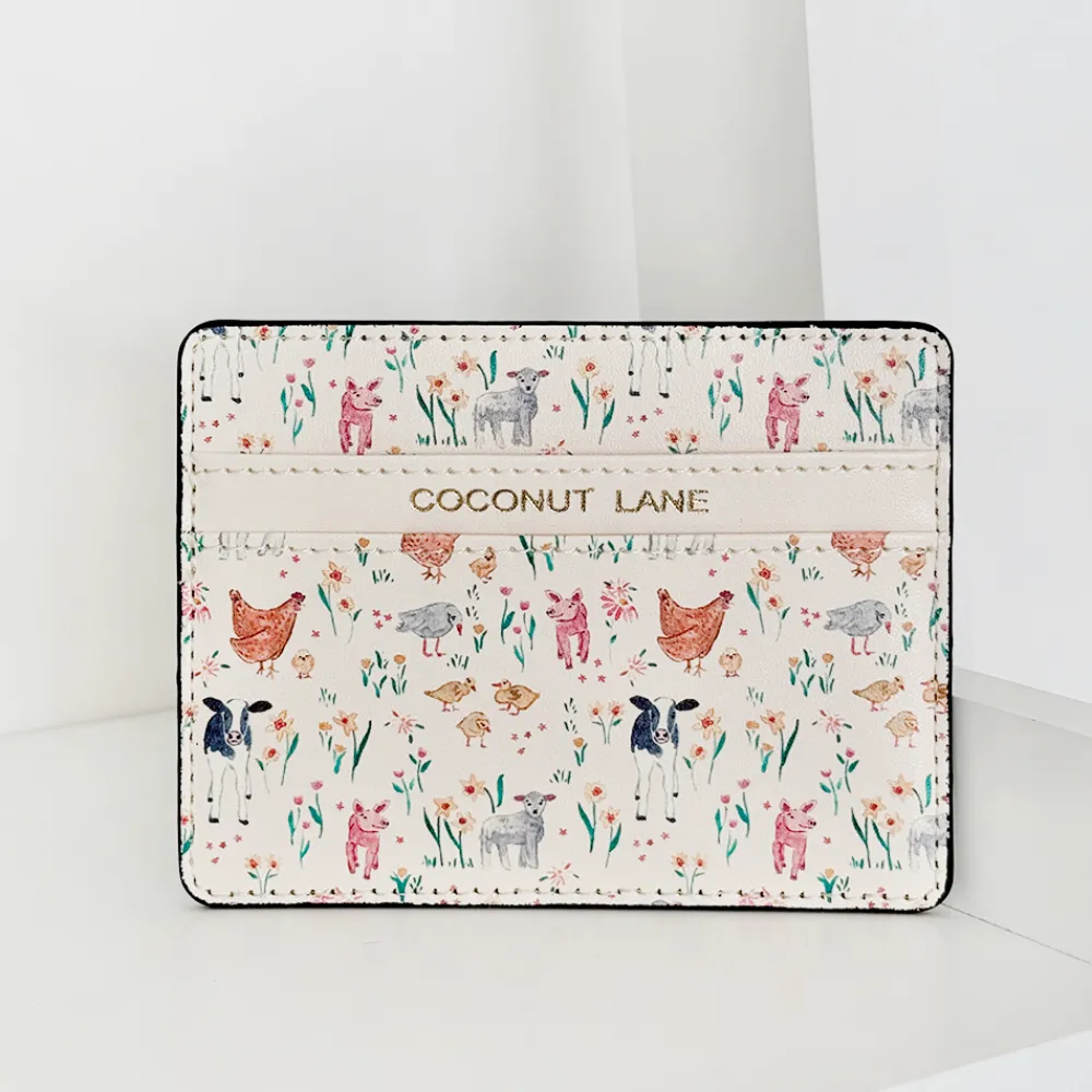 Cocopup Card Holders-Farmyard Friends Card Holder by Coconut Lane