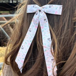 Cocopup Ribbon Bow Clips-Farmyard Friends Ribbon Bow Clip - By Coconut Lane