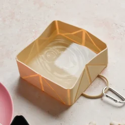 Cocopup Foldable Bowls | Foldable Bowls-Foldable Travel Bowl - Nude