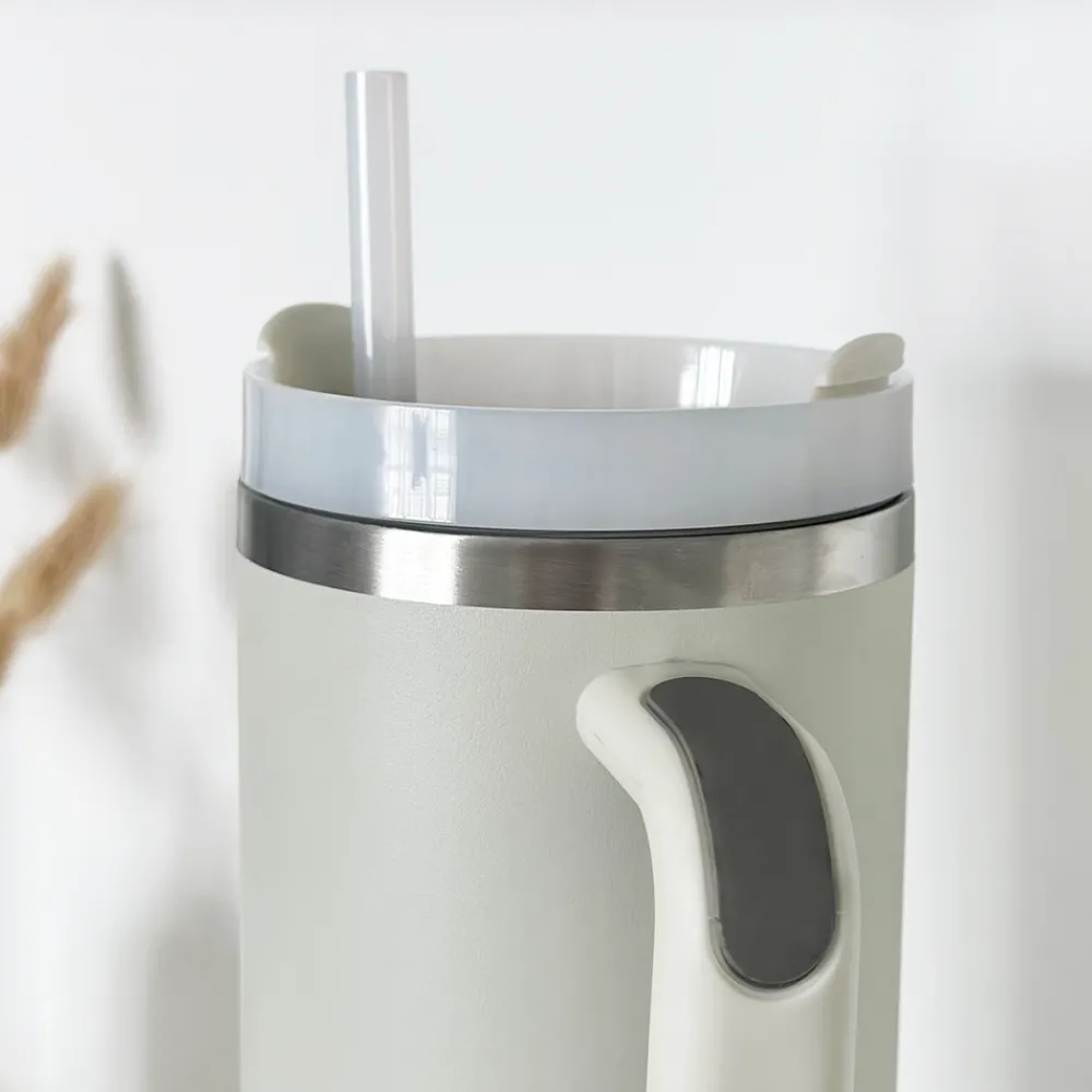 Cocopup Tumblers-Greige Stainless Steel Tumbler - By Coconut Lane