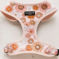 Cocopup Adjustable Neck Harnesses-Groovy Florals Adjustable Neck HARNESS