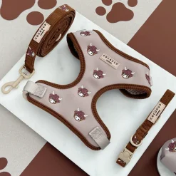Cocopup Adjustable Harness Bundles-Harold the Highland Cow Adjustable Neck Harness, Lead & Collar Bundle