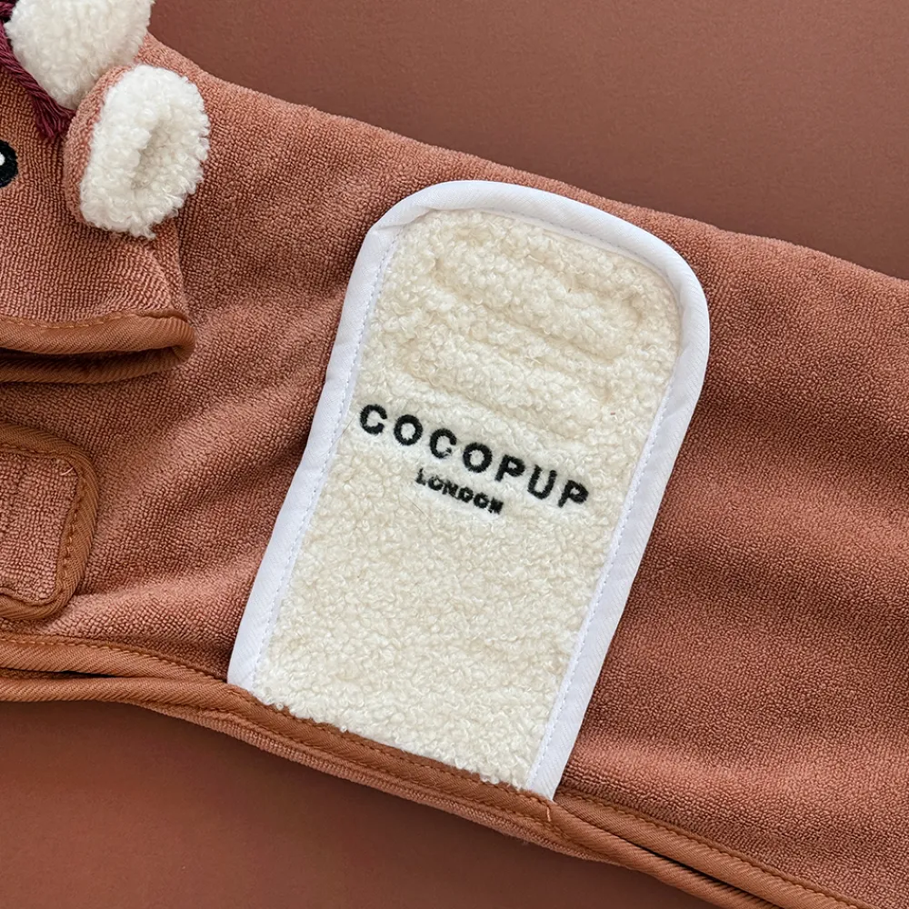 Cocopup Drying Robes ð§-Harold the Highland Cow Drying Robe